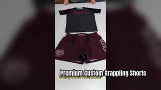 Premium Custom Grappling Shorts for MMA and BJJ Brands